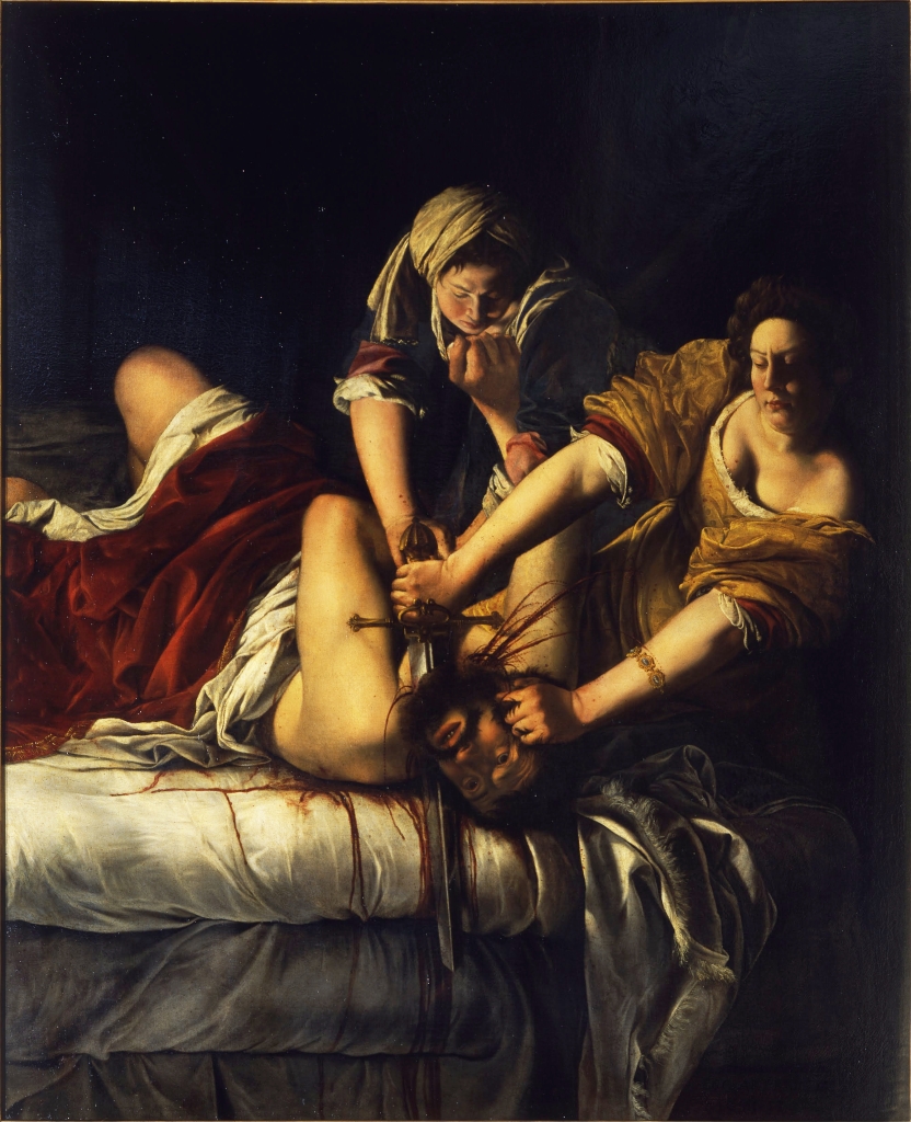 Gentileschi - Judith decapitando a Holofernes